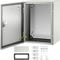 VEVOR Schaltschrank NEMA-Industriegehäuse, 40 x 30 x 20 cm NEMA 4X-Stahl-Schaltkasten, IP66 wasser- und staubdicht, elektrischer Anschlusskasten für den Außen-/Innenbereich, mit Montageplatte