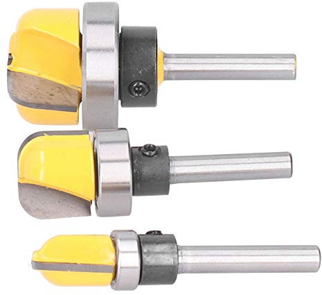 Kaufpart 3-teiliges Fräser-Bit, hochfestes Holzbearbeitungs-Fräser-Werkzeug-Set, 6 mm Schaft