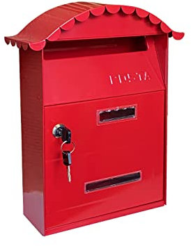 Kippen 10005PR - Boîte aux Lettres modèle Glory de Couleur Rouge. Dimensions : 350 x 250 x 100 mm.
