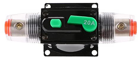 Sharplace Disjoncteur Porte Fusible Audio Stéréo 12V 24V, 20A