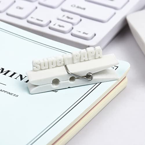 Personalisierte Federclip-Wäscheklammer mit Benutzerdefiniertem Namen für Zuhause, Klassenzimmer, Büro (1pcs)