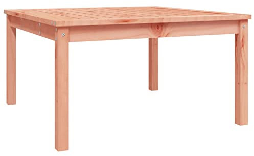 vidaXL Gartentisch, Couchtisch Holzrahmen, Beistelltisch für Garten Terrasse, Loungetisch Kaffeetisch Balkontisch, 82,5x82,5x45cm Massivholz Douglasie