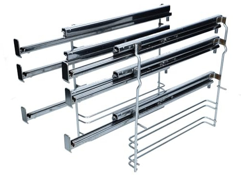 LUTH Premium Profi Parts Teleskopauszug Vollauszug 3fach rechts und links kompatibel mit Bosch 00708430 708430 HEZ338357 für Backofen