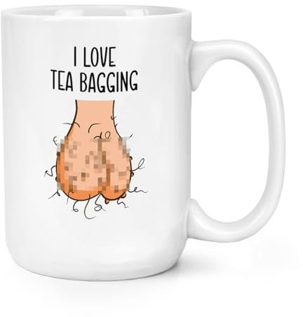 I Love Tea Bagging 15oz Large Mug Cup