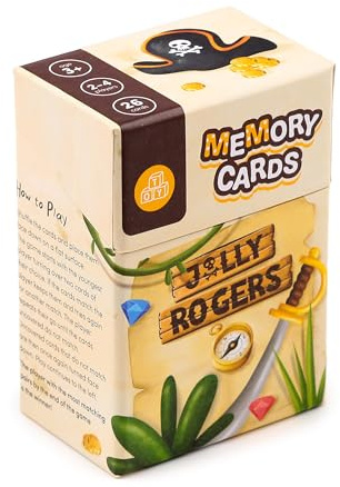 Puckator Jolly Rogers Pirates Memory Kartenspiel