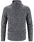 Herren Zip Pullover Business Roter Strickpullover Turtleneck Rollkragenpullover Männer Stricktroyer Merinowolle Half Zip Troyer Unterziehrolli Sweaters Stehkragen Grobstrick