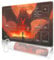 Nkddert MTG Playmat, Playmats for MTG TCG 24 x 14 Stitched Edges Play Mat with Free Storage Bag for Cards Game Play Waterproof Battle Board Game Fierce Dragon MTG Playmat with Zones