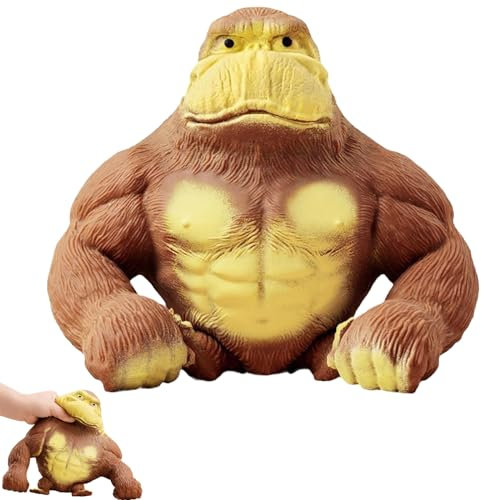 Stretchy Monkey Toy für Kinder und Erwachsene Stress und dekomprimieren Gorilla Spielzeug dekomprimieren Reliever King Kong Gorilla Spielzeug Geburtstagsgeschenk für Kinder und Erwachsene