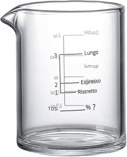 Duiaynke Clear Liquid Shot Glass Measuring Cup,Wine Glass Heavy Sturdy for Tequila Measurement Bar Kitchen Tool