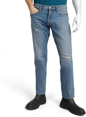G-Star Men's Mosa Straight Jeans, Blue (sun faded highcloud restored D23692-D775-G726), 31W / 30L
