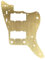 E-Gitarre Schlagbrett Kratzplatte, 13 Löcher Aluminiumlegierung Gitarre Anti-Kratz-Schutzplatte (GOLD)