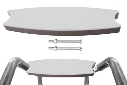 Ersatzstufe Kunststoffstufen Mit Schrauben Poolleiter Ersatzstufe, Schwimmbadleitern Pedale Mit Schrauben Pool Leiter Stufen Für Swimmingpool SAPs Spas