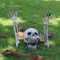 Halloween Deko Grausamkeit begraben Lebend Skelett Schädel Garten Hof Rasen Dekos für Halloween Karneval Fasching und Party