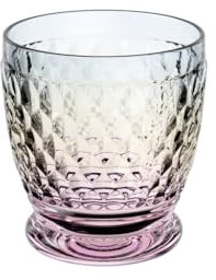 Villeroy & Boch – Boston Pearl Wasserglas Bunt Schimmernd, Spülmaschaschinenfest, Glas für Wasser und Säfte, Trinkglas, Buntes Glas, Saftglas, Kristallglas