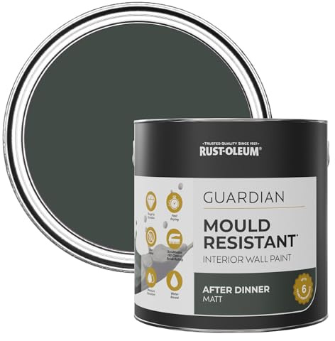 Rust-Oleum Green Guardian Mould Resistant Wall Paint - After Dinner 2.5L