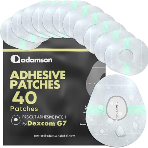 Dexcom G7 Pflaster Transparent 40 Stück Wasserdicht und Hautfreundlich