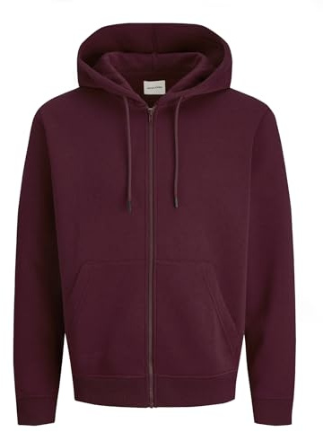 JACK & JONES Herren JJEBRADLEY Sweat Zip Hood Kapuzenjacke, Port Royale, XXL