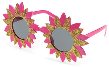 dotcomgiftshop Funglasses - Pink and gold starburst sunglasses