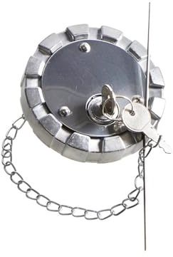K071-385-1234 SNV431089 Stainless Locking Oil Cap Replacement Tanks Lid with Keys Truck Accessory Stainless Locking Replacement Tanks Lid with Keys Truck Accessories Easy Installation