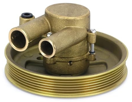 Pompe Acqua Ausiliaria 21212799 Pompa Acqua Girante Mare Grezzo Con Puleggia Serpentina Sostituire 3812519 Per Volvo Per Penta V6 V8 4.3 5.0 5.7 Pompa Acqua