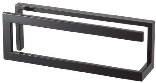 Yamazaki 6462 LINE Schuhregal, schwarz, Stahl, Minimalistisches Design, 42 x 10,5 x 14 cm (LxBxH)