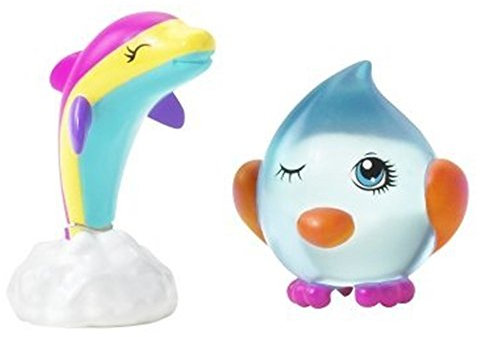 POLLY POCKETTM CUTANTSTM SPLASHTOPIA WORLDTM RAINBOWPHINTM and WATERDROP BIRDTM Figures