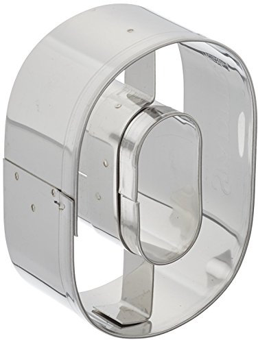 Staedter Haus Cookie Cutter edelstahl 6,5 cm, silber, Nummer 0