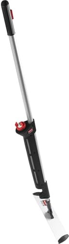 Rubbermaid Commercial Products HYGEN PULSE Microfiber Spray Mop Kit with Handle 18 inch Mop Frame and two 18 inch Pads Silver for Janitorial and Heavy-Duty Industrial Floor Cleaning