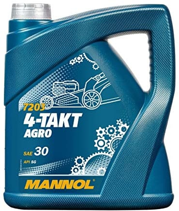 MANNOL Agro a 4 Tempi SAE 30 Api SG, 4 Litri