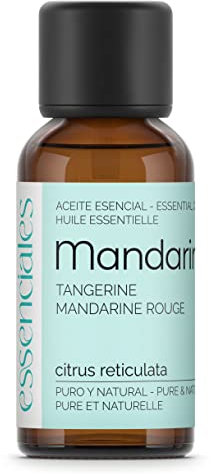 Essenciales - Huile essentielle de Mandarine (Citrus reticulata), 30 ml | 100% Pure et Naturel