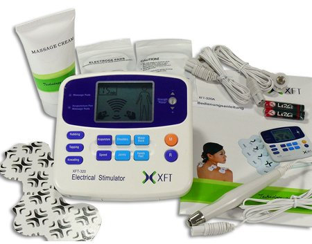 Reizstromgerät XFT-320 inkl. Akupressurstift plus Kontaktgel und Spezial-Elektroden