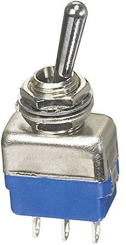 Hebelschalter 1 x (On)/Off/(On) APEM 11137A 250V/AC 2A Momentan/0/Momentan, 1 Stück