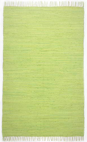 Theko Happy Cotton Teppich 100% Baumwolle 300_Green Rechteckig 120x180 cm