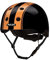 Melon Fahrradhelm »Double Orange Black« für Damen, Herren und Kinder | Leichter & sicherer urbaner Cityhelm mit Magnetverschluss, individuell anpassbar in schwarz | Größe XL-XXL (58–63cm)