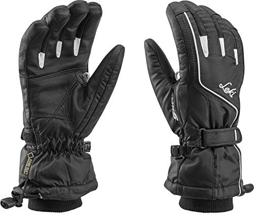 LEKI W Sierra S GTX Schwarz, Damen Gore-Tex Fingerhandschuh, Größe 6 - Farbe Black