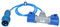 CEE Verlängerung KALLE Blue EXTREME 2,5mm² mit 2-fach-Kupplung 1,5 Meter