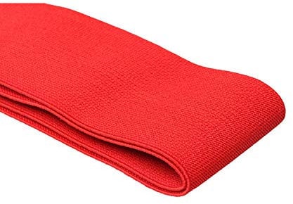Wide Woven Elastic 2 Yards Stiff Durable Sewing Elastic Band/Belt/Waistband (Red, 3 Inch)