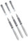 Uni-Ball Gel-Tintenroller Kugelschreiber Impact UM-153 (Silber, 3 Stück)