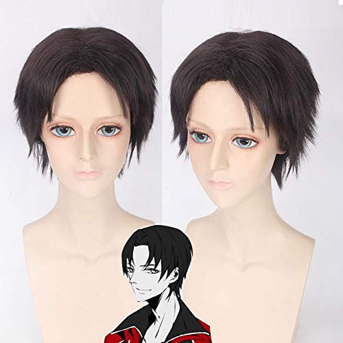 Anime Der König Avatar Yu Wenzhou Perücke Kurzes Haar Cosplay Perücke Männer Hitzebeständige synthetische Haar Perücken PL-216L