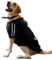 Eastlion Hunde Warm Hoodies Mantel Kleidung Pullover Haustier Welpen T-Shirt Schwarz 7XL