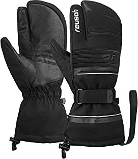Reusch Kondor R-TEX® XT Lobster sehr warme, wasserdichte, winddichte und atmungsaktive Unisex 3-Fingerhandschuhe Winterhandschuhe Schneehandschuhe Skihandschuhe für Damen und Herren