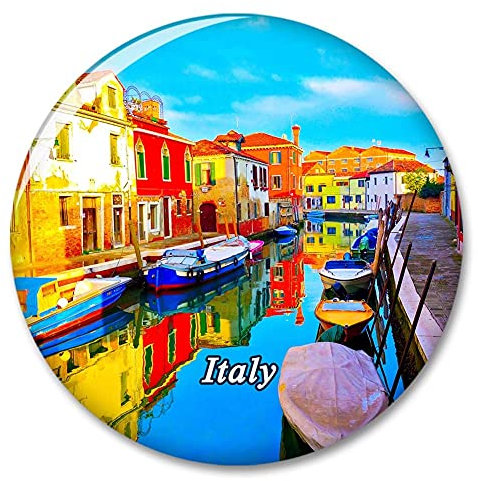 Italy Murano Venice Fridge Magnet Decorative Magnet Tourist City Travel Souvenir Collection Gift Strong Refrigerator Sticker