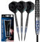Mission darts d0871 xiaochen zong, the panda man| dartpfeile-set mit premium 95% wolfram und stahlspitze, schwarze und blaue pvd-beschichtung, 24g