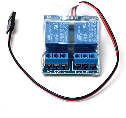HUAYUWA Q1 RC Relaisschalter PWM Modell Fernbedienung 2-in-1 Schalter Relaismodul Transmitter Controller Kompatibel für Drohne FPV Quadcopter Launch Ersatzteile