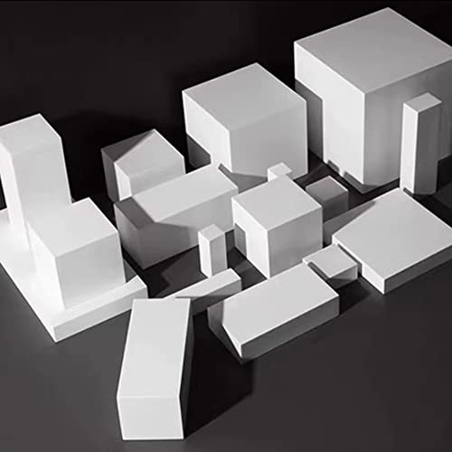 Quadratische Blöcke aus Schaumstoff, Polystyrol-Schaumblöcke mit hoher Dichte, weiße Schaumstoffwürfel for DIY-Kunst- und Bastelbedarf, Skulpturen, Modellieren, Blumenarrangements ( Size : 30*30*30cm*