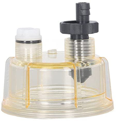 Natudeco Filtro Carburante R12T Separatore Acqua Olio Marino Filtro Carburante Sostituzione Tazza Separatore Acqua per Attrezzatura