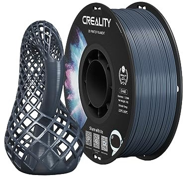 Creality CR-ABS Filament, Hohe Zähigkeit, Ungiftig, Verschleißfest, Kompatibel mit Allen Creality FDM-Druckern, Grau