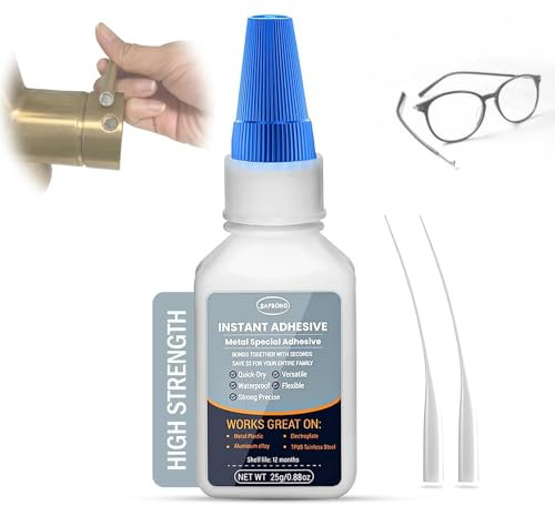 Metal Glue - 25g Super Glue for Metal, Heat Resistant, Bonding Other Materials, Instant Glue, Stainless Steel, DIY Craft, Aluminum Alloy, Product