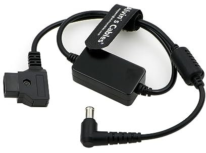Alvin's Cables D-Tap auf DC-Stromkabel für Sony FX6 FX9 Kamera, rechtwinklig, DC auf D-Tap, 19,5 V, geregeltes Ausgangskabel, 30 cm