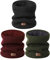 MSDC Schal Herren Winter 3 Stück, Halswärmer Schlauchschal Damen Thermal Dick Warm mit Fleece Gefüttert Kaltes Wetter, Loop Halsschlauch Halstuch Ski-Gesichtsmaskenabdeckung（Oliv,Schwarz,Burgund）